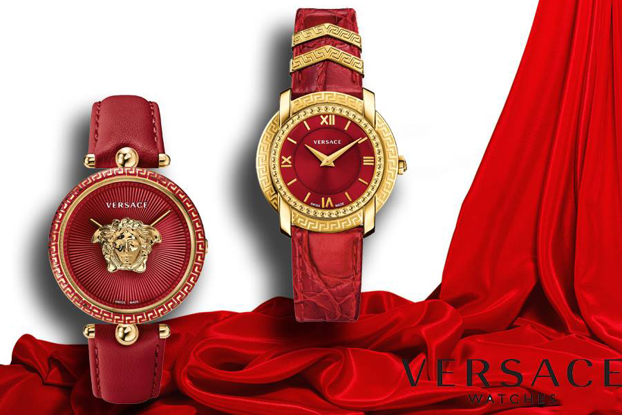 Đồng hồ Versace sắc đỏ - Nhân tố may mắn cho năm mới