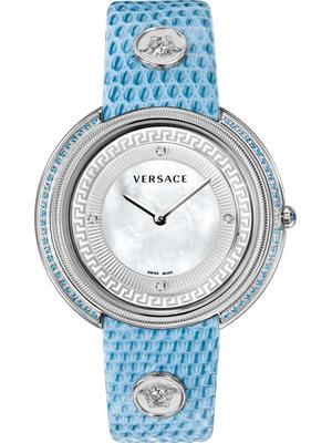  Versace Thea Diamond MOP Blue Watch 39mm