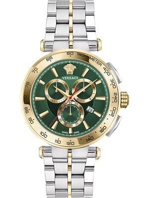 Versace Aion Green Tone Watch 45mm