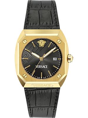 Versace Antares Leather Watch 41.5 X 44MM