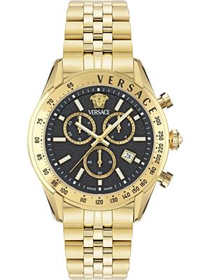 Versace Chrono Master Gold Watch 44mm