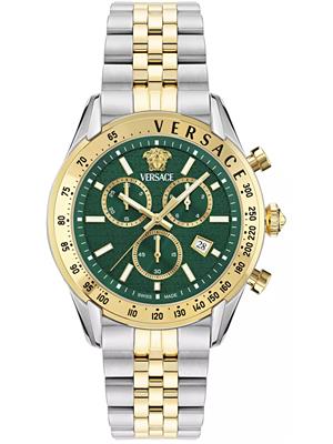 Versace Chrono Master Green Watch 44mm