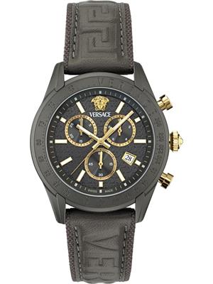 Versace Chrono Master Gunmetal Watch 44mm