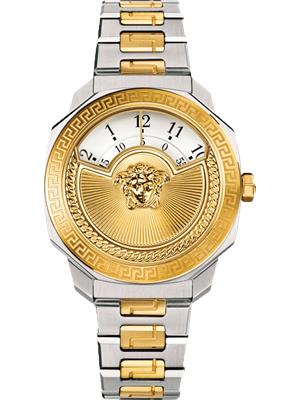 Versace Dylos Icon Swiss Gold IP Watch 38mm 