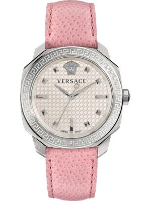 Versace Dylos Icon Swiss Quartz Pink Watch 35mm