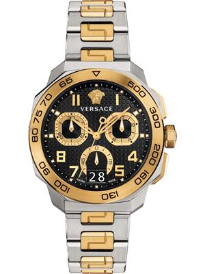 VERSACE Dylos Chronograph Watch 44mm