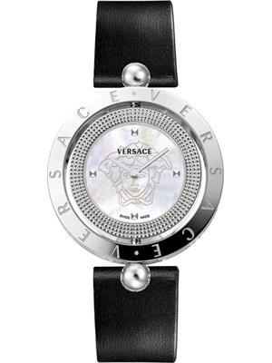 Versace Eon Mother of Pearl Leather Watch 33.6mm