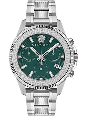 Versace Greca Action Chrono Silicone Watch 45MM