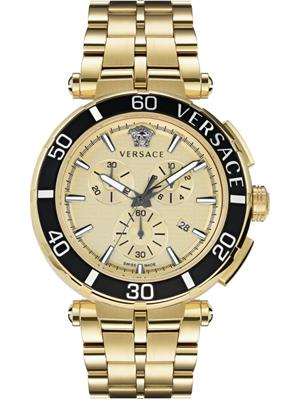 Versace Greca Chrono Bracelet Watch 45mm 