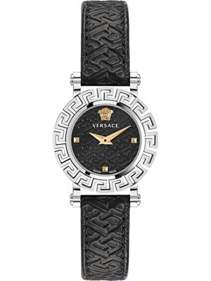 VERSACE Greca Glam Leather Watch 30mm