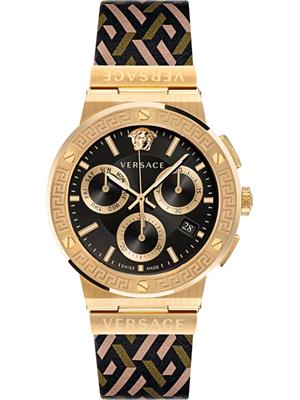 Versace Greca Logo Monogram Watch 43mm