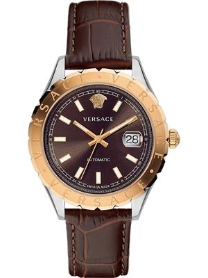 Versace Hellenyium Brown Auto Watch 42mm