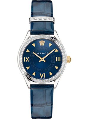 Versace Hellenyium Leather Watch 36mm