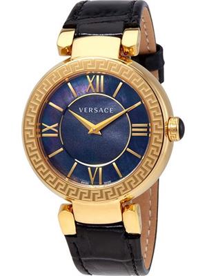 Versace Leda Black Mother of Pearl Watch 38mm