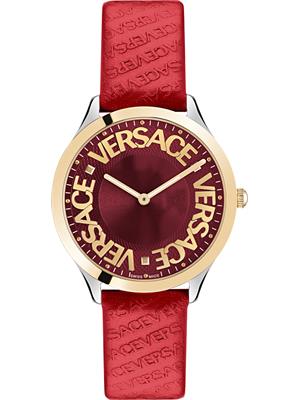 Versace Logo Halo Red Tone Watch 38mm