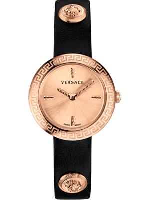 Versace Medusa Stud Icon Blue Gray Watch 28mm