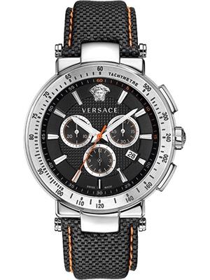 Versace Mystique Chronograph Tachymeter Watch 46mm