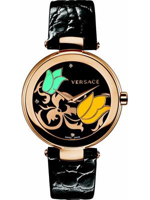 VERSACE Mystique Enamel Ladies Watch 38mm