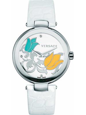 VERSACE Mystique Floral Enamel Watch 38mm