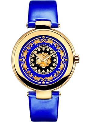 Versace Mystique Foulard Swiss Blue Watch 36mm