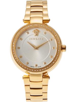 Versace Mystique Quartz Gold Watch 38mm