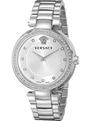 Versace Mystique Quartz Silver Watch 38mm