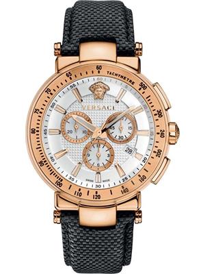 Versace Mystique Rose Gold Ion-Plated Watch 46mm