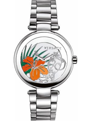 Versace Mystique Silver Sunray Watch 38mm