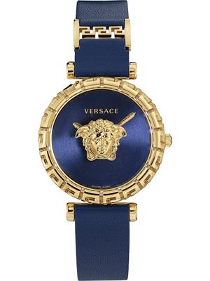 Versace Palazzo Empire Greca Blue Watch 37mm