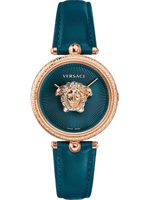 Versace Palazzo Empire Teal Watch 34mm