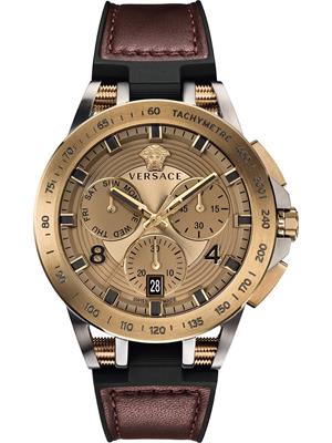 Versace Sport Tech Burgundy Watch 45mm