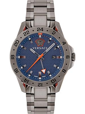 Versace Sport Tech Gmt Bracelet Watch 45mm