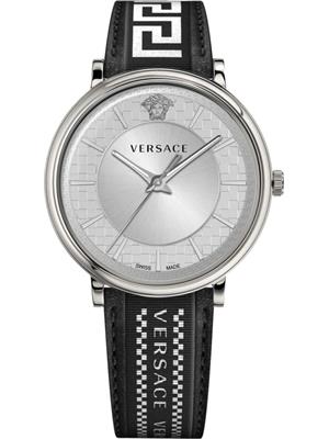 Versace V-Circle Gent Strap Watch 42mm