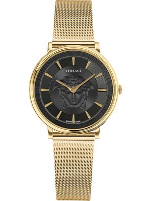 Versace V-Circle Gold Watch 38mm