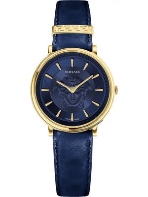 Versace V-Circle Medusa Strap Watch 38mm