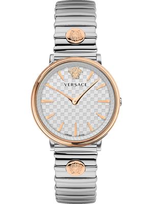 Versace V-Circle Two Tone Watch 38mm