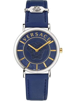 Versace V-Essential Leather Watch 36mm