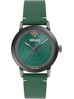 Versace V-Helix Green Dial Watch 40mm