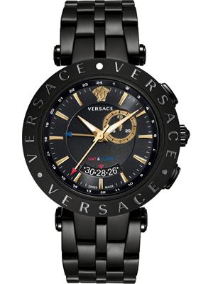 VERSACE V-RACE GMT ALARM WATCH 46mm