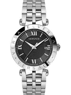 Versace V-Race Black Dial Mens Watch 42mm