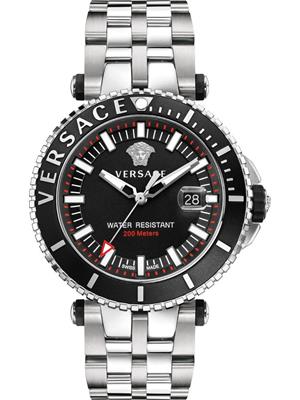 VERSACE V-RACE DIVER MEN'S WATCH 46MM 