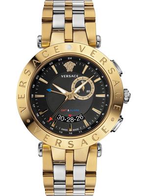 Versace V-Race GMT Black Watch 46mm