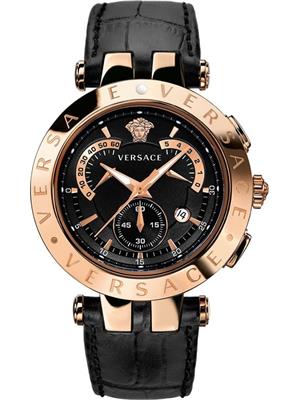 Versace V-Race Alarm Chronograph Watch 46MM