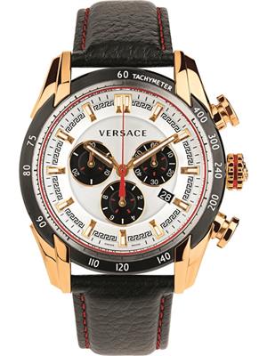 Versace V-Ray Analog Black Men's Watch 44mm