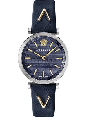 Versace V-Twist Blue Swiss Watch 36mm