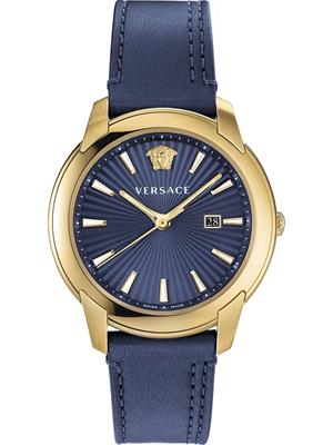 Versace V-Urban Blue Swiss Watch 42mm  