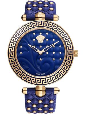 Versace Vanitas Blue Ladies Watch 40mm