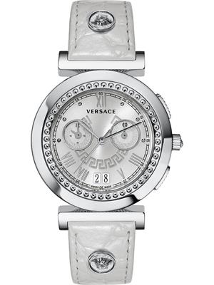 Versace Vanity Crocodile Chrono Watch 40mm