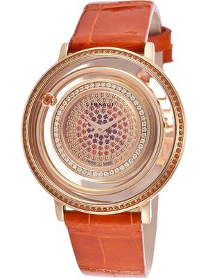 Versace Venus Swiss Orange Watch 39mm