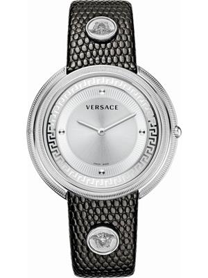 Versace Thea Silver Sunray Women's  Watch 39mm